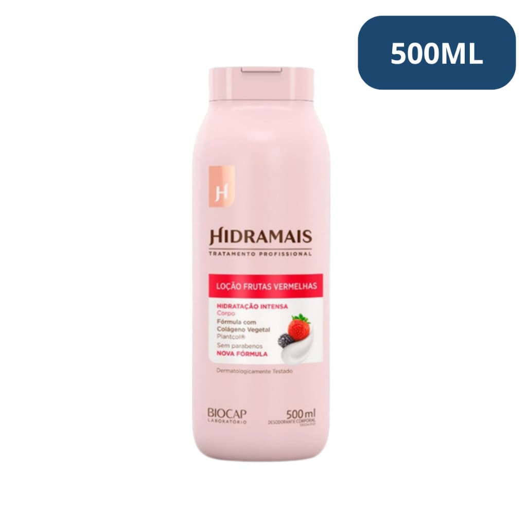 Loção Hidratante Frutas Vermelhas 500ml Hidramais