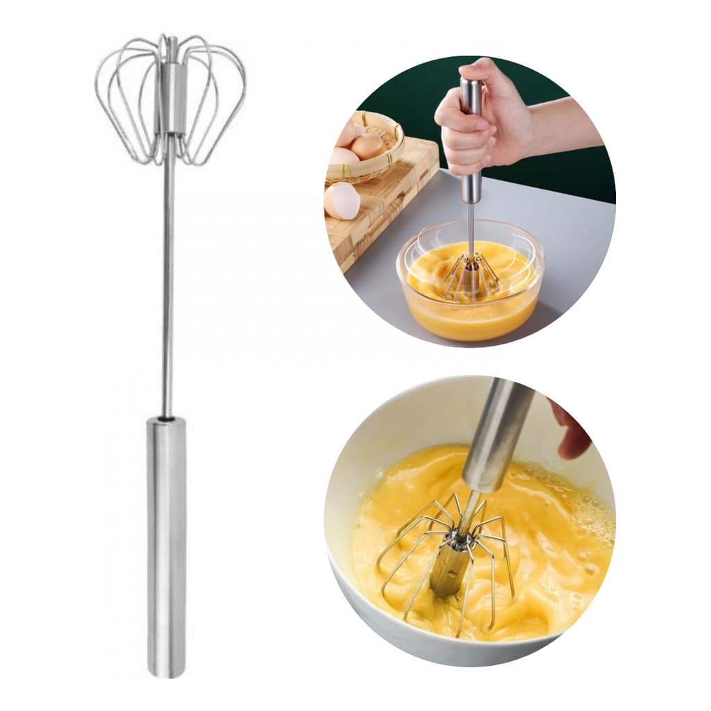 Batedeira Batedor De Claras De Ovos Semi Automático Inox Top