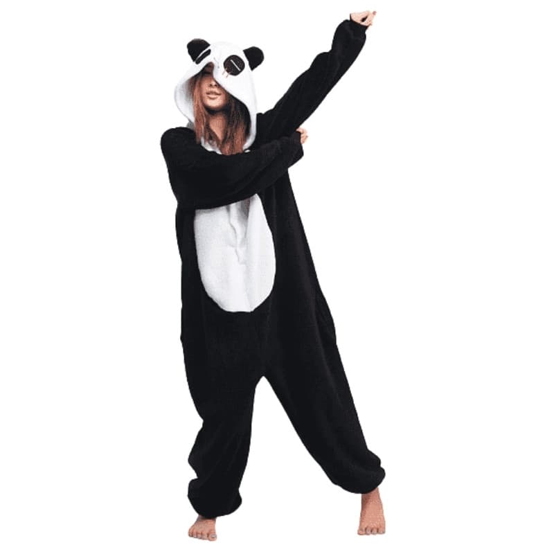 Pijama Panda Macacão Kigurumi Unissex Adulto ou Infantil