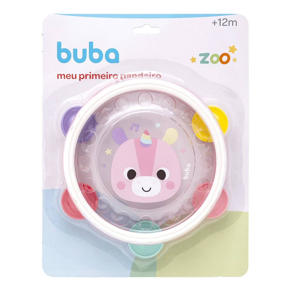Brinquedo Musical Meu Primeiro Pandeiro Buba Zoo Unicórnio
