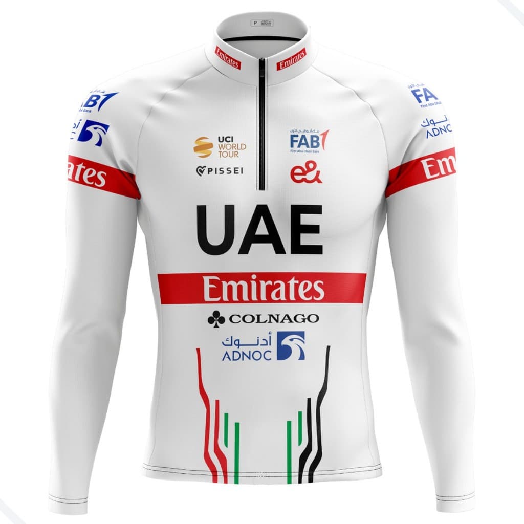 Camisa Ciclismo Masculina Dryfit Proteção UV Bike MTB Speed UAE