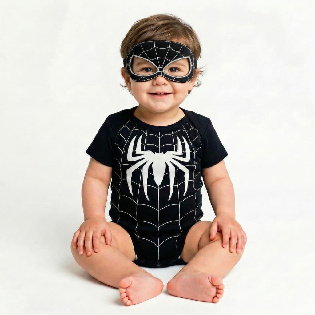 Body Infantil Bebê Menino Homem Aranha Recém Nascido Mesversario Temático Envio Rápido Barato Promoção