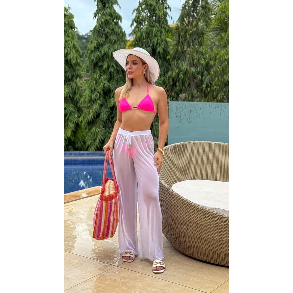 Calça Tule Saída de Praia