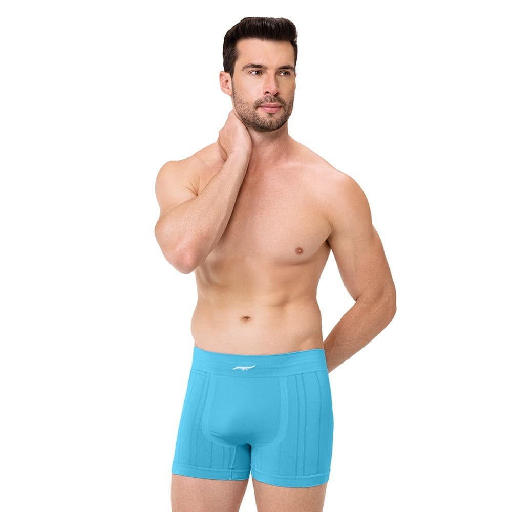 CUECA BOXER JACQUARD SEM COSTURA