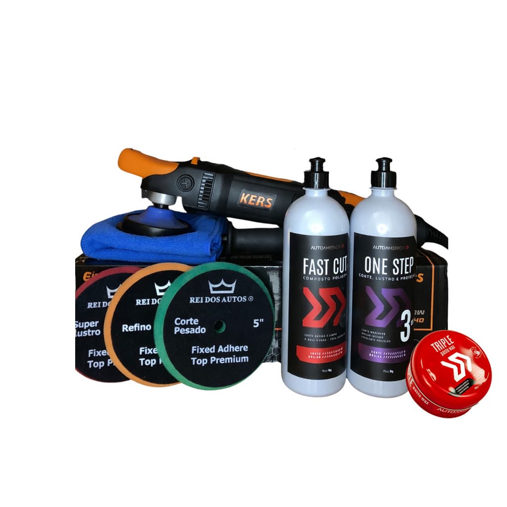 Politriz Automotiva Kers Rk 1250w 230v  + Kit Profissional