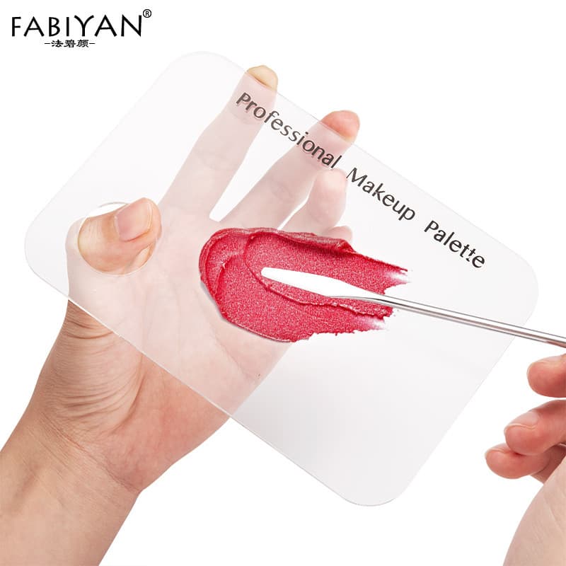 Faberyan manicure paleta acrílica manicure paleta de maquiagem paleta maquiagem base líquida paleta ferramenta
