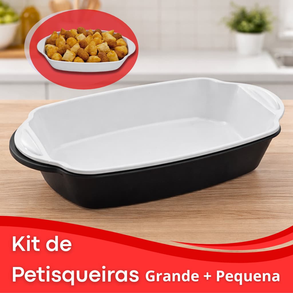 kit de Petisqueira Barca tamanhos P 250 e G 600 de Plástico Para Frutas, Salgadinhos, Petiscos, Doces Reutilizavel