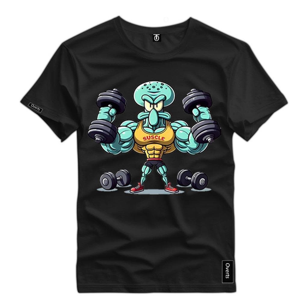 Camiseta Masculina Estampa Lula Molusco Maromba Academia Foco Maromba 2025 Camisa Algodão Premium
