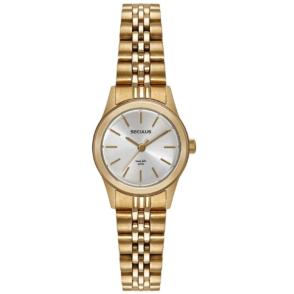 Relógio Seculus 44193LPSVDA1 Feminino 25mm Aço Inox com Bolsa