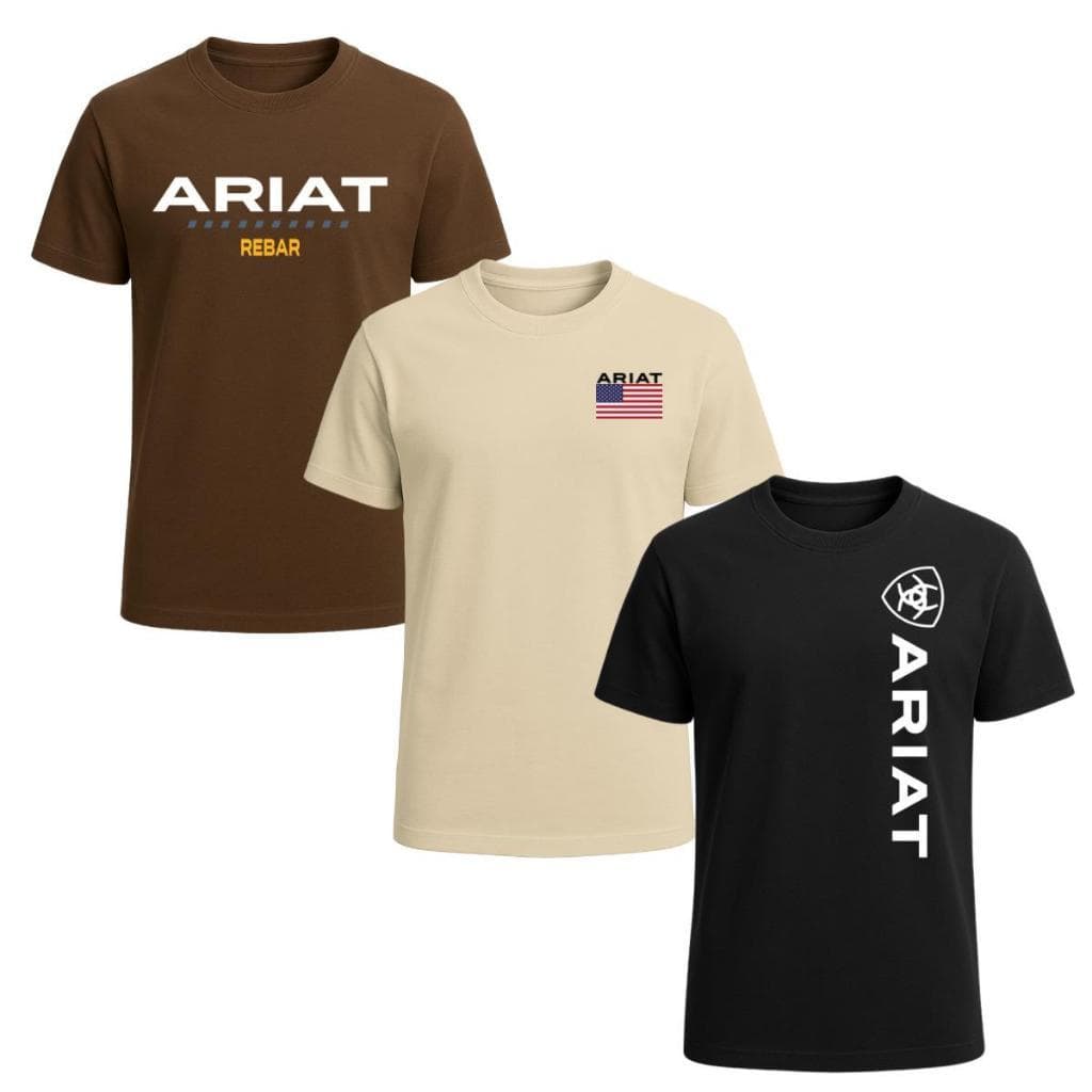 Kit 3 Camisas Masculina Variáveis Country Rodeio Texas Rodeio