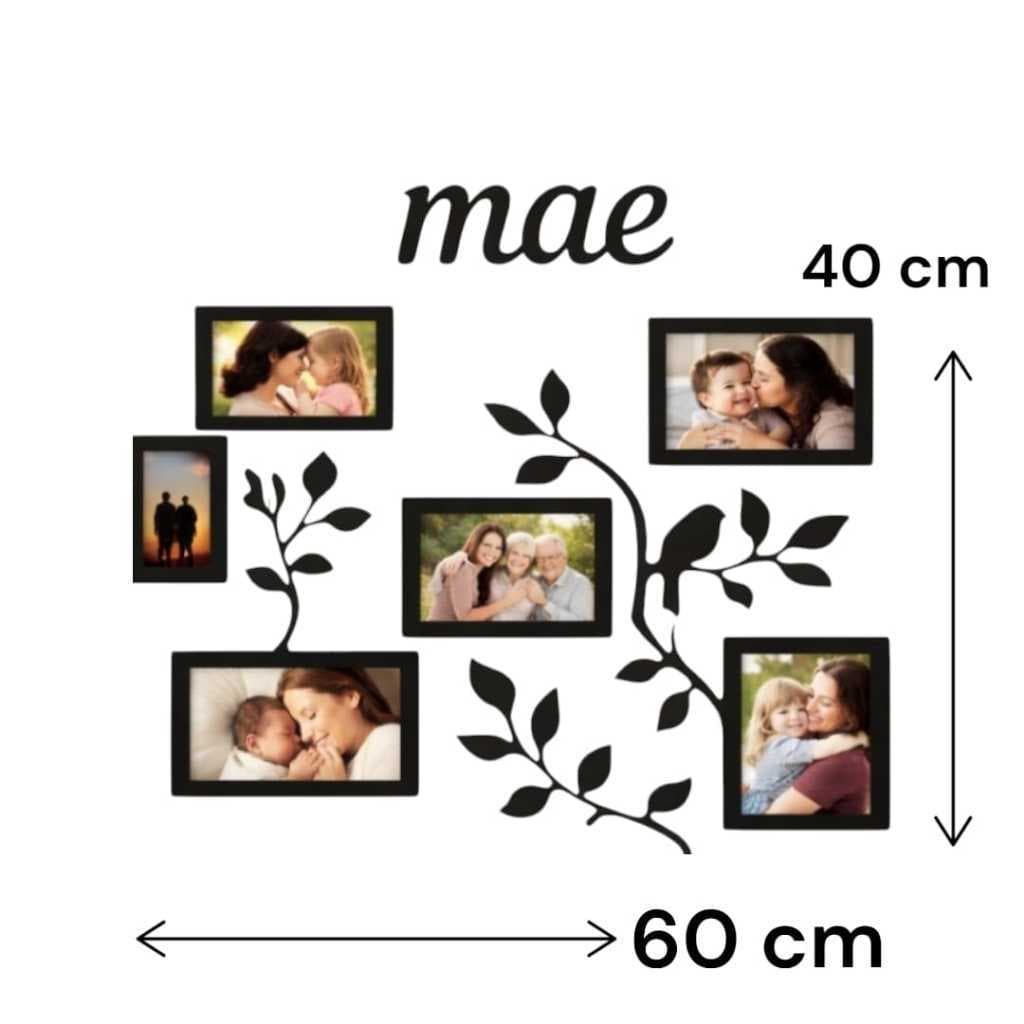 Quadro Painel de Foto Mãe Ideal para Decoração Sala Quarto