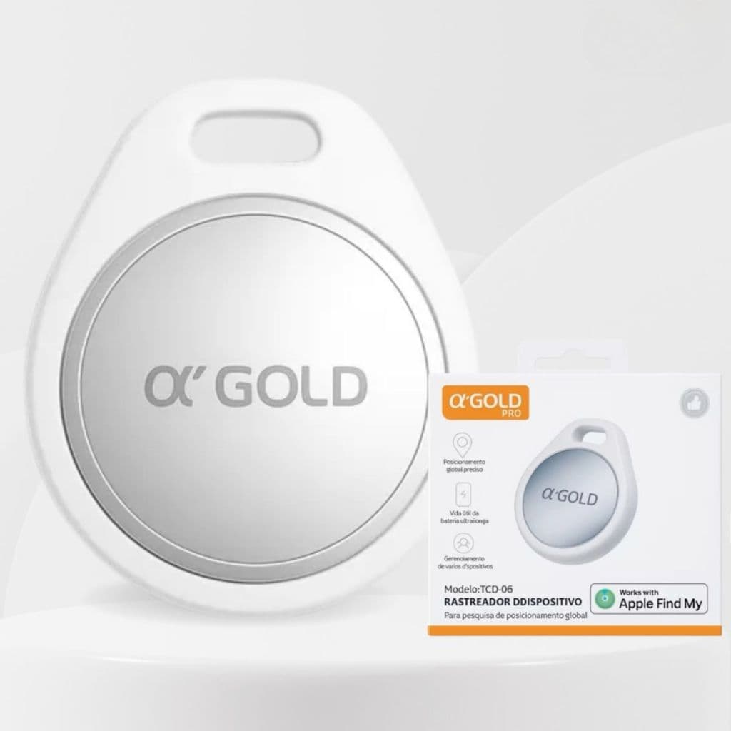 Mini Rastreador Smart Tag A Gold Bluetooth Para iPhone Find My Localizador Pet Mala Chaves