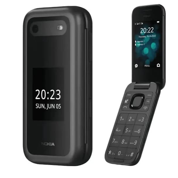 Celular Nokia Flip 4G Dual Chip + Tela Dupla + Botões Grandes