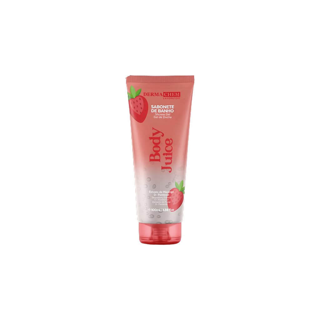 Sabonete Líquido de Banho Dermachem Body Juice  Morango 100 ml
