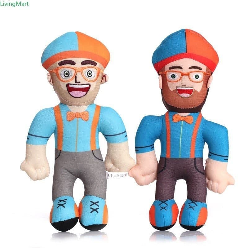 29 Cm Brinquedos de Pelúcia Educativos Blippi para Crianças, Boneca de Anime Macia com Enchimento 5410