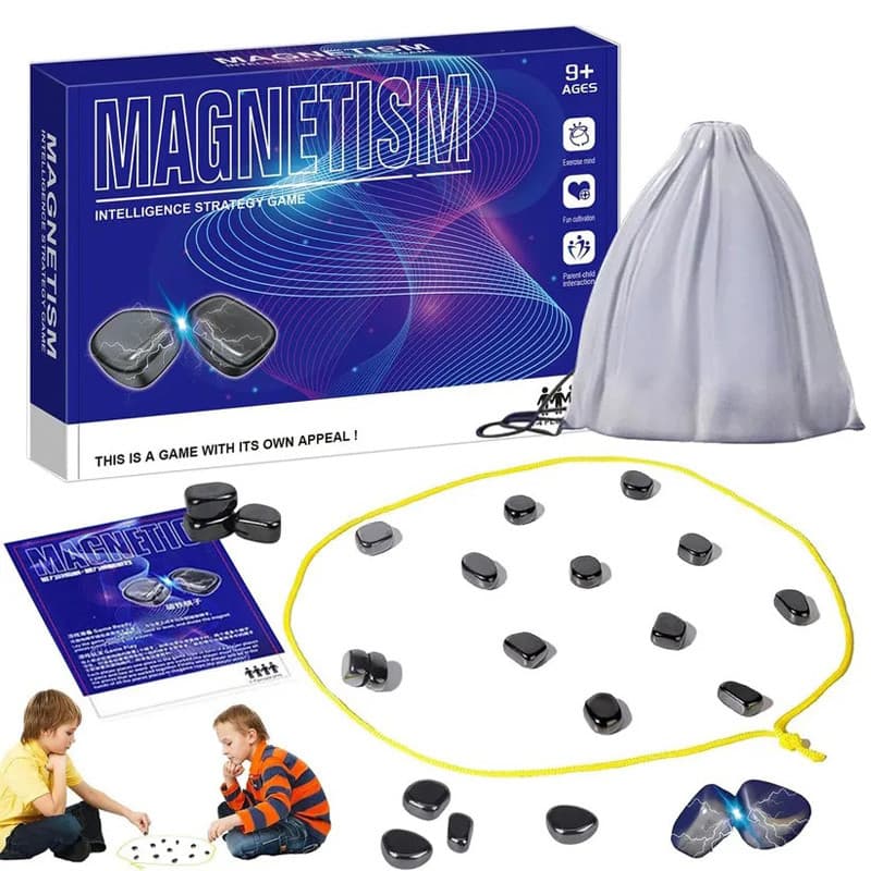 Kit 30 Jogo De Xadrez Magnético Mesa Divertido Tabuleiro Multiplayer Para Casa