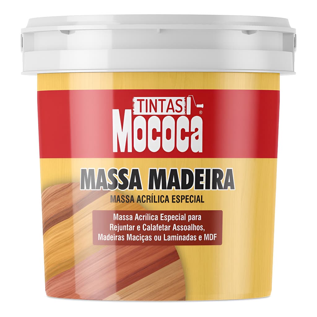 Massa Para Madeira Em Cores Mococa 1,3kg