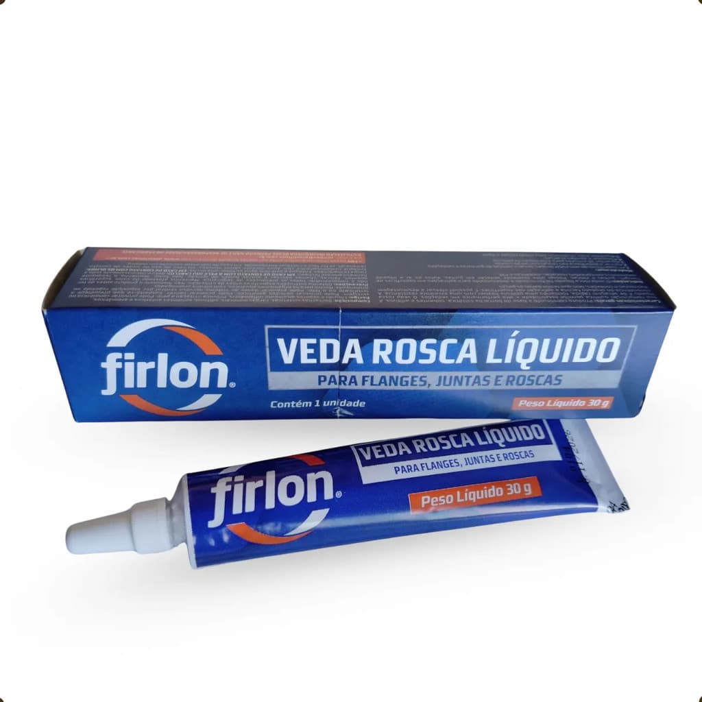 Veda Rosca Liquida Fixador 30g Encanamento Gás Juntas Firlon