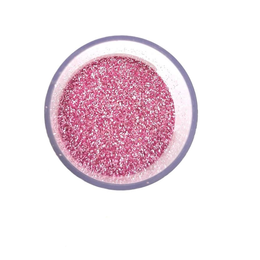Glitter Cosmético Pó Rosa 10g Maquiagem Artística Lary