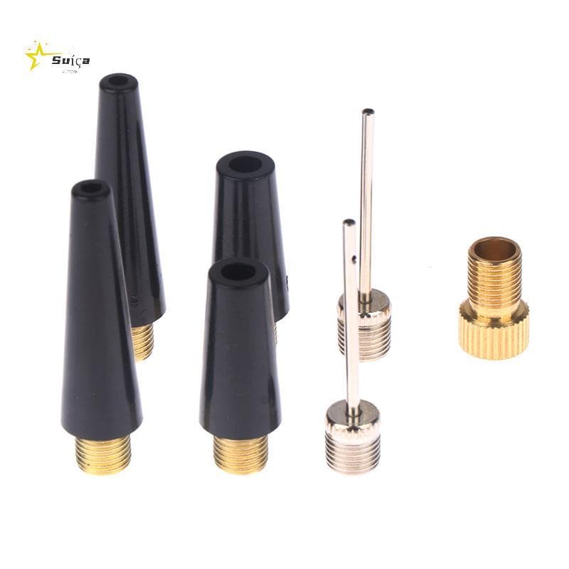 Awhrtwb 2 Conjunto Kit Adaptador De Bico De Agulha Inflável Válvula De Ar Bomba Para Futebol Basquete Bicicleta Pneu Nov