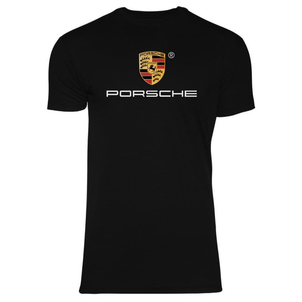 CAMISETA ALGODÃO PREMIUM SÍMBOLO PORSCHE STREETWEAR ENVIO IMEDIATO
