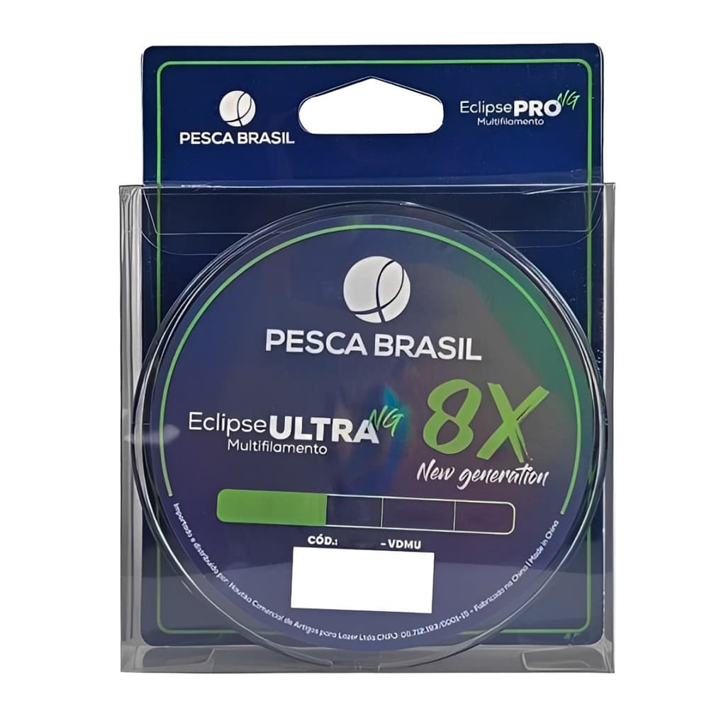 Linha Multifilamento Pesca Brasil Eclipse Ultra NG 8X - 150m