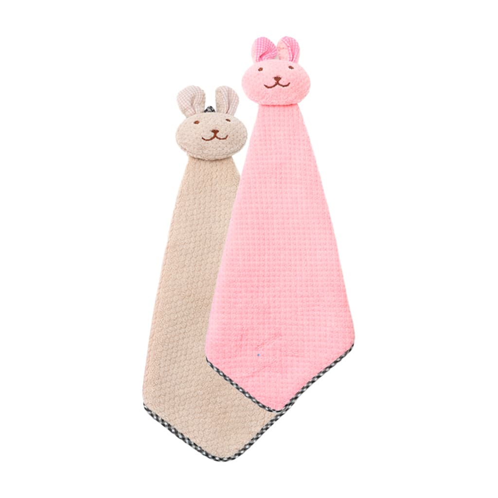 Kit 2 Naninha infantil  Apego Bebê Coelho Tolha  Cama  Berço Bichinho  Manta Chupeta Paninho Criança
