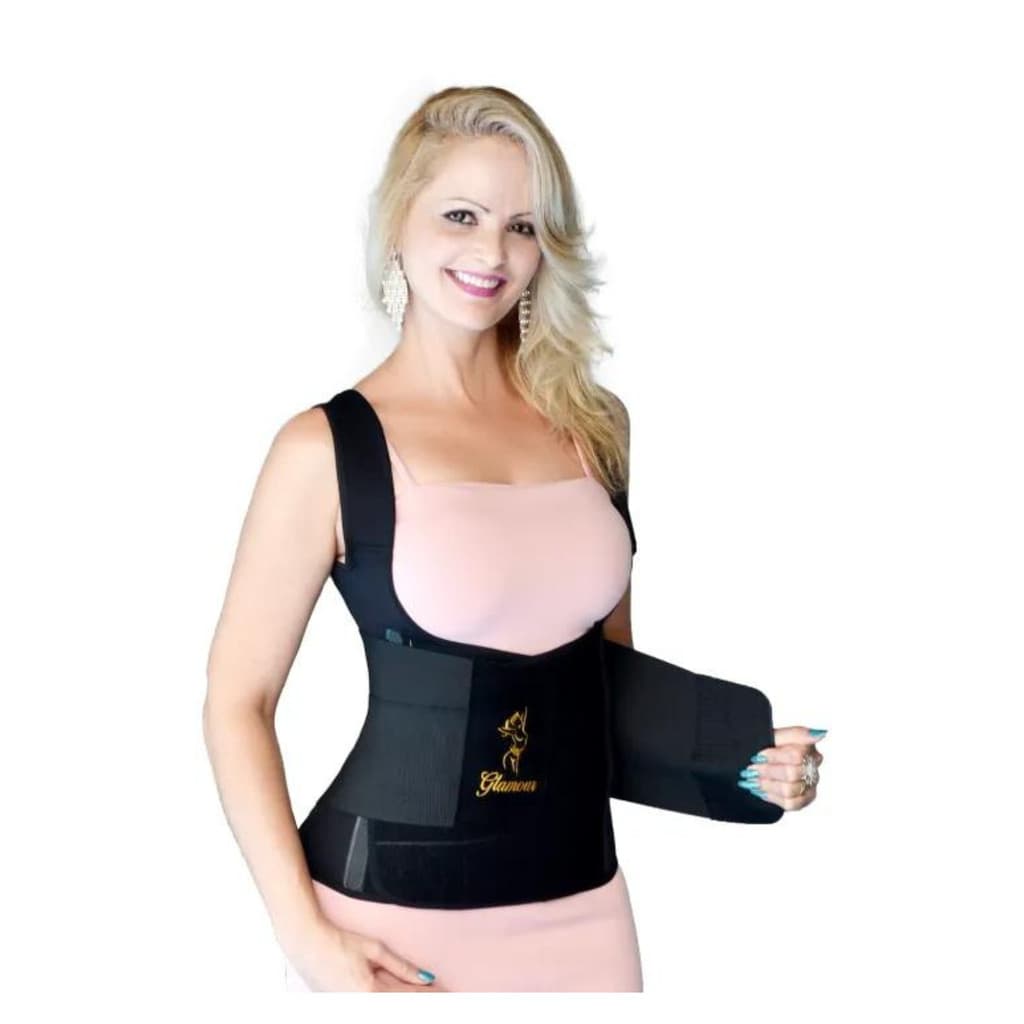 Cinta Modeladora Térmica Com Alças Destroyer Preta