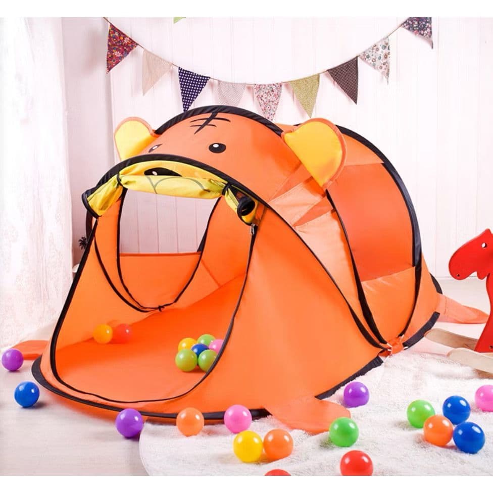 Barraca Infantil em Formato Animais com Piscina para COLOCAR Bolinhas (BOLINHAS NÃO INCLUSO) 180x100x85cm - ZP-1723