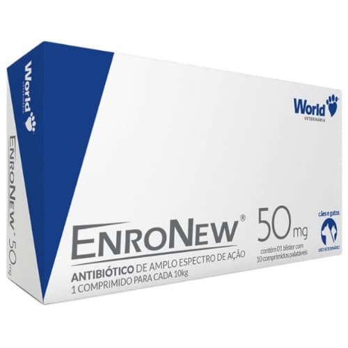 Antibiótico para Cães e Gatos EnroNew - World Veterinária.
