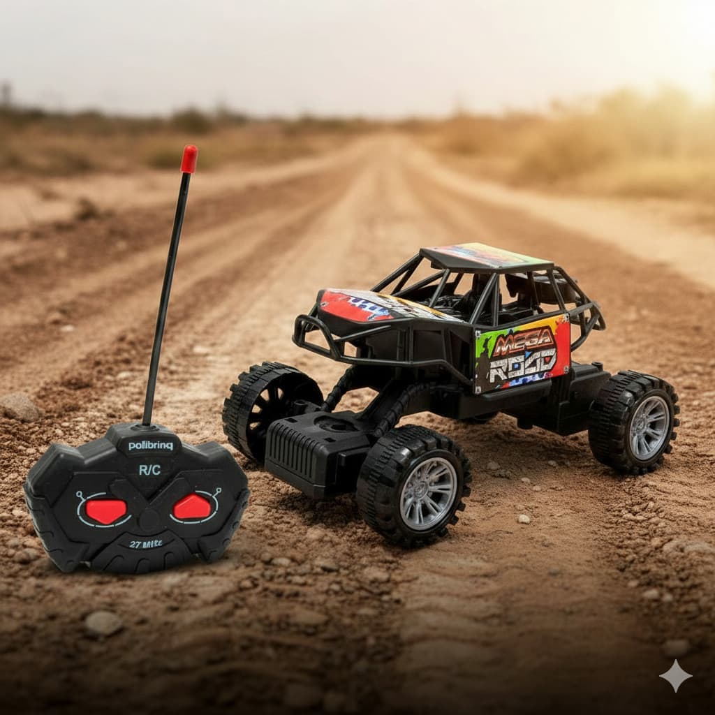 Brinquedo Carro Controle Remoto Racing Mega Road