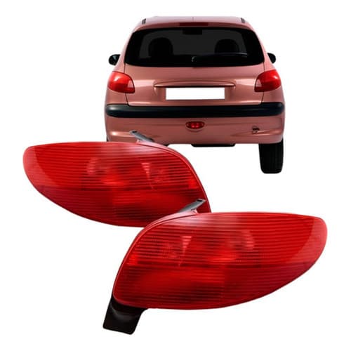 Lanterna Traseira Peugeot 206 1998 1999 2000 2001 2002 2003