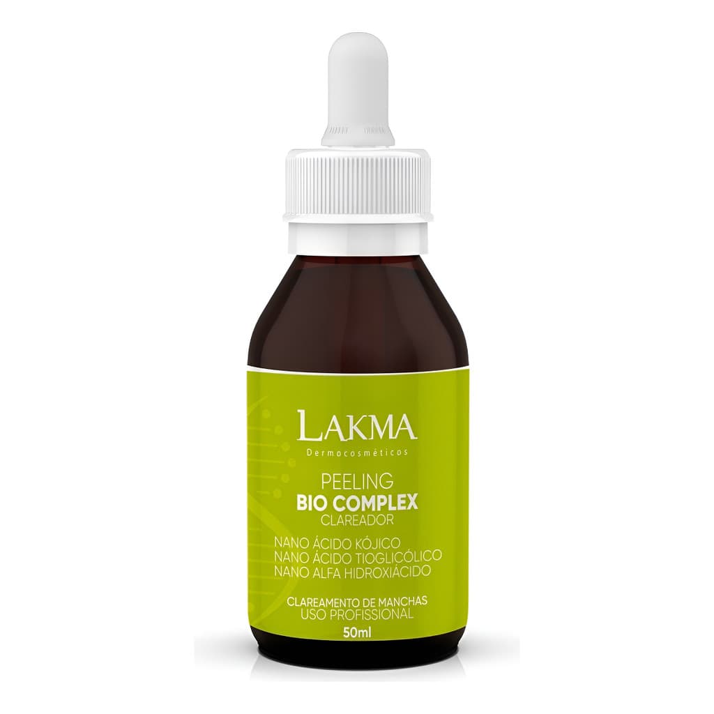 LAKMA PEELING BIO COMPLEX 50ML CLAREADOR MANCHAS E MELASMA TIPO DE PELE NORMAL
