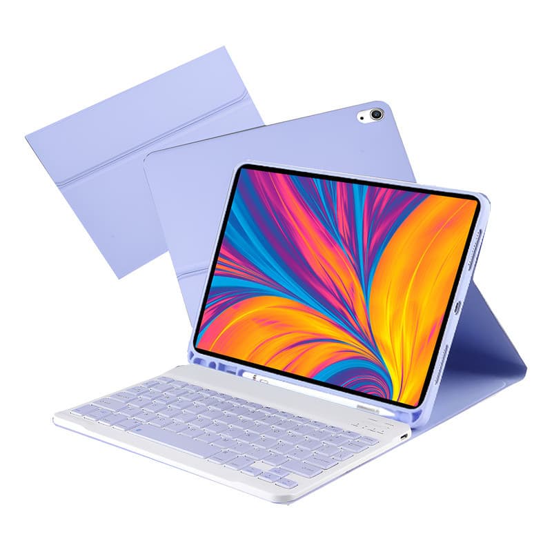 Capa com Teclado Para ipad 11 A16 ou ipad 10 Geração, ipad air4 /5, 2018 a 2024 ipad pro 11 inch