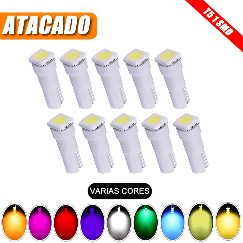 5 Lâmpadas Led Painel T5 Green Atacado