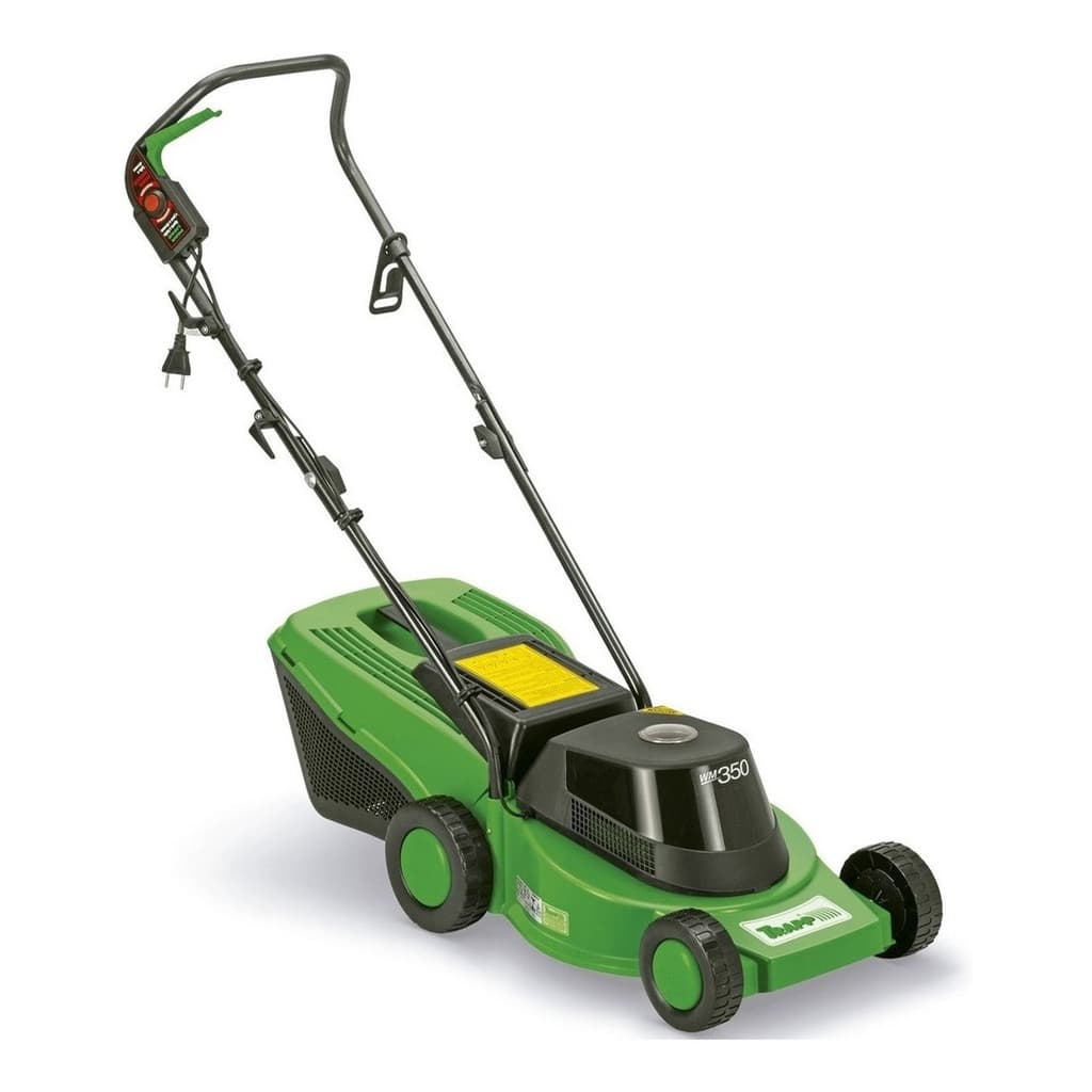 Carrinho Cortador De Grama Elétrico Wm 350 De 1300w Verde e Preto Trapp