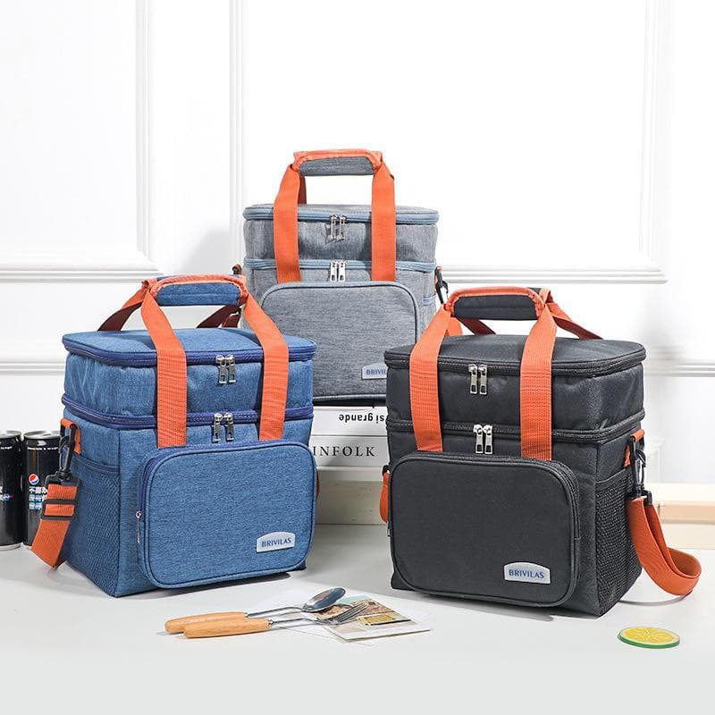 Mochila Térmica Impermeável Grande Lancheira Marmita Academia Trabalho Viagem Piquenique Multiuso