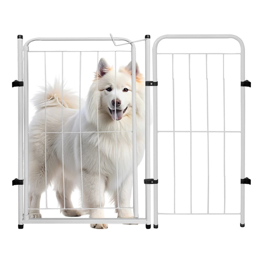 Cercado Grade 82,5x70cm Portão + 1 Módulo Segurança Pet Cães Cachorro