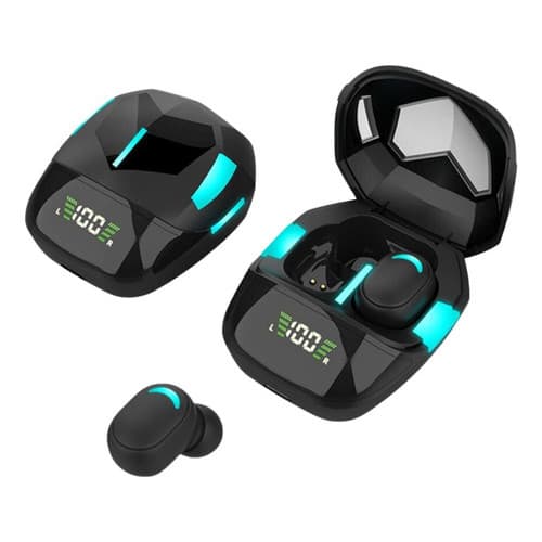 Fone Bluetooth Gamer G7S TWS Sem Fio – Baixa Latência para Jogos, LED RGB, com Microfone e Estojo