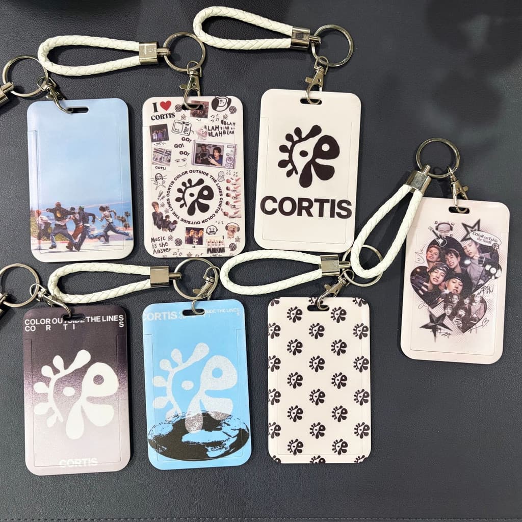 Kpop Idol MARTIN Cartoon Porta-Cartões De 3 Polegadas Caso De Identificação De Estudante Protetor De Cartão De Trânsito