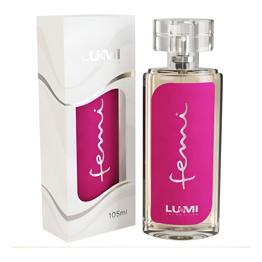 Perfume Lumi Nº08 Femi 105 Ml Fragrância Feminina Floral Aldeídico Corpo E Cabelo perfume feminino