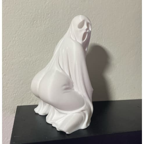 Fantasma Rebolando Decorativo em Impressão 3D – Decoração Criativa e Engraçada