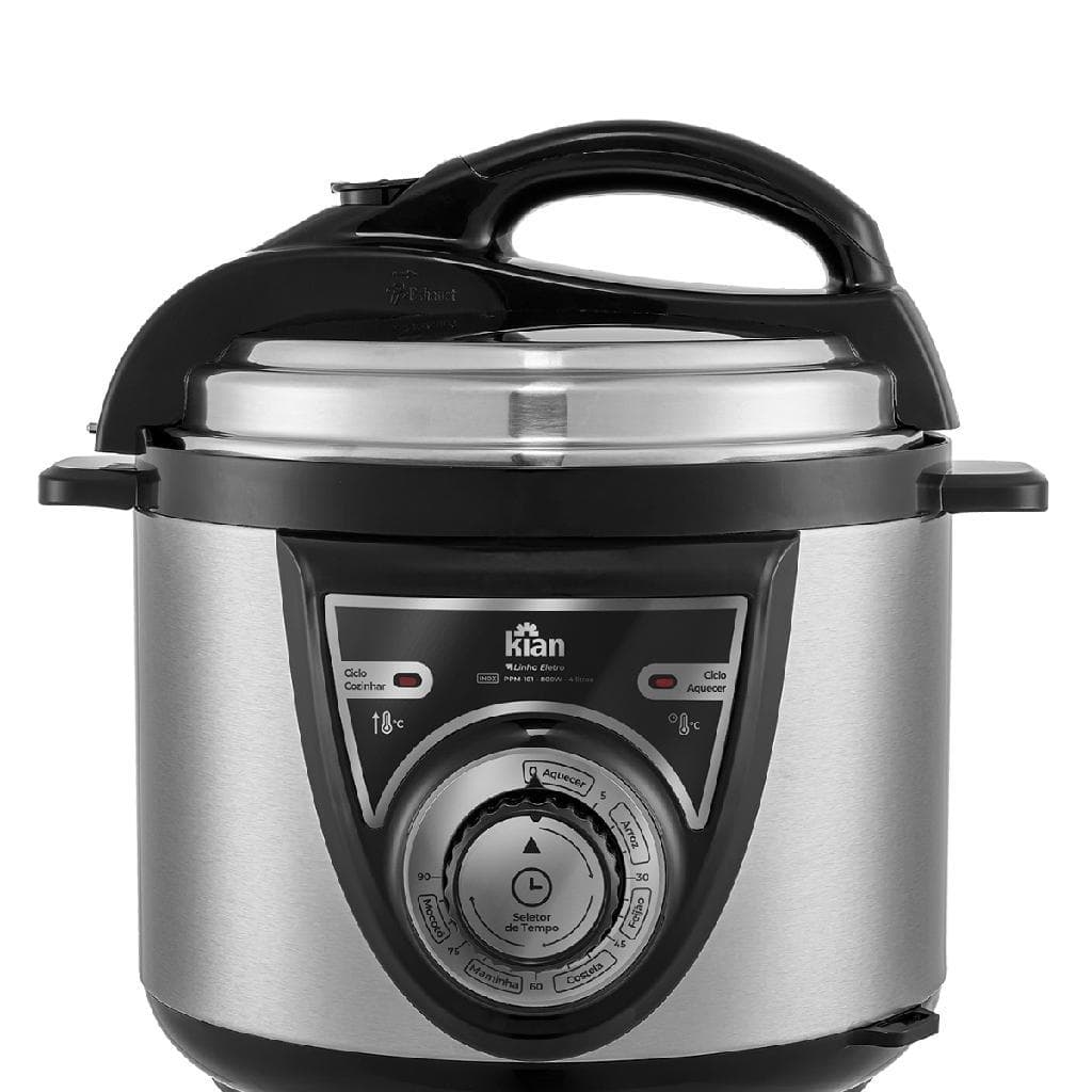 Panela de Pressão Eletrica PPM-101 Inox  4L 800W Kian 220V