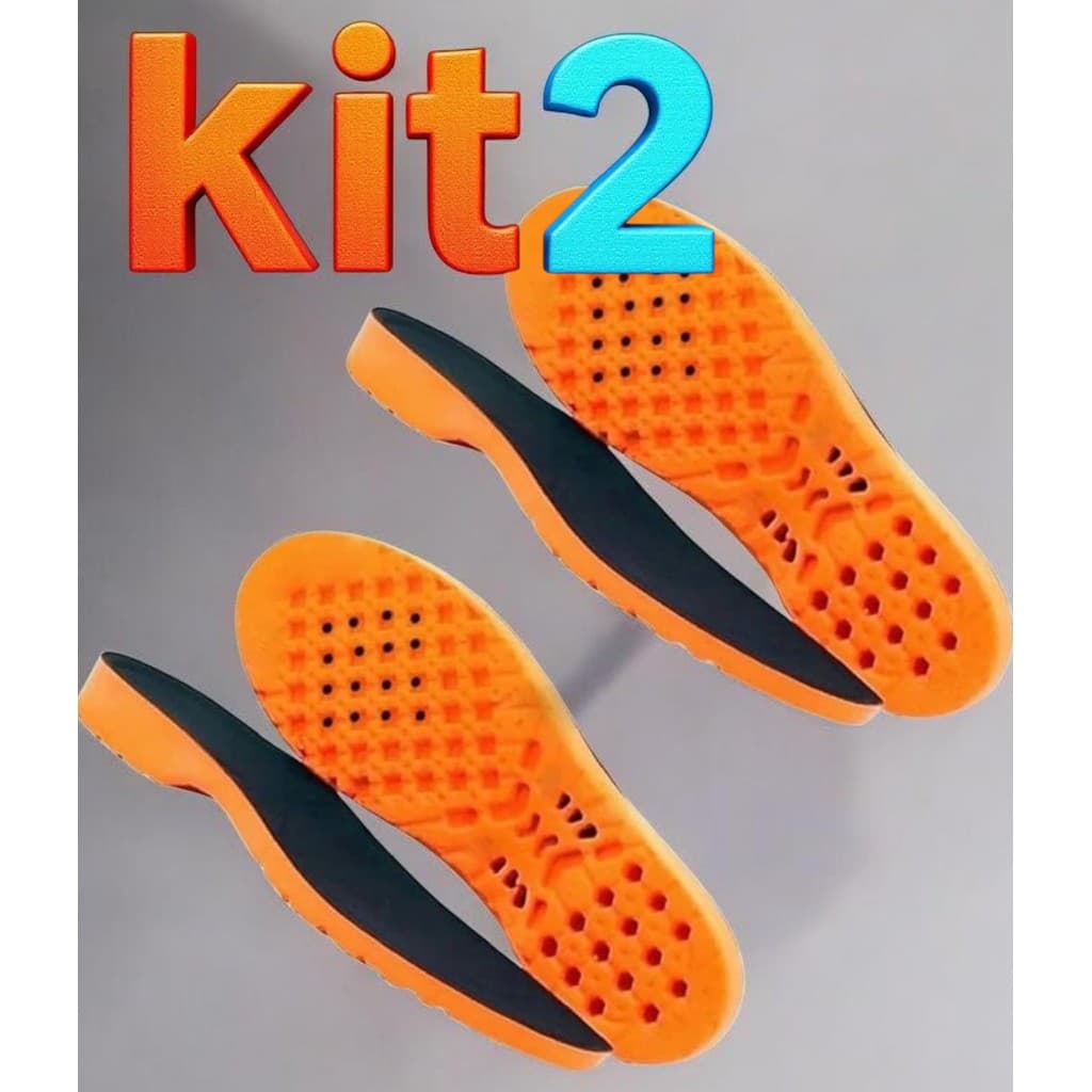 KIT 2 Palmilha De Gel Conforto