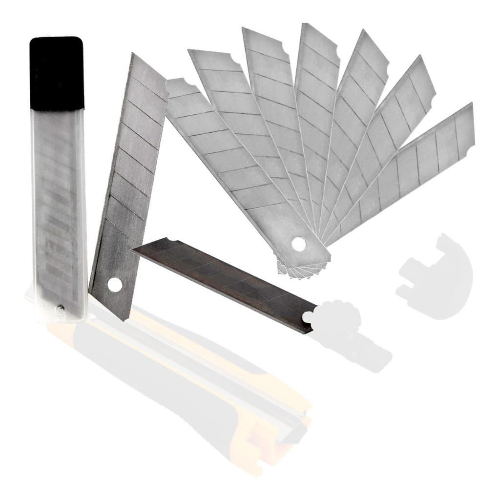 Jogo De Lamina P/ Estilete Larga 18mm Com 10 Peças - Hammer