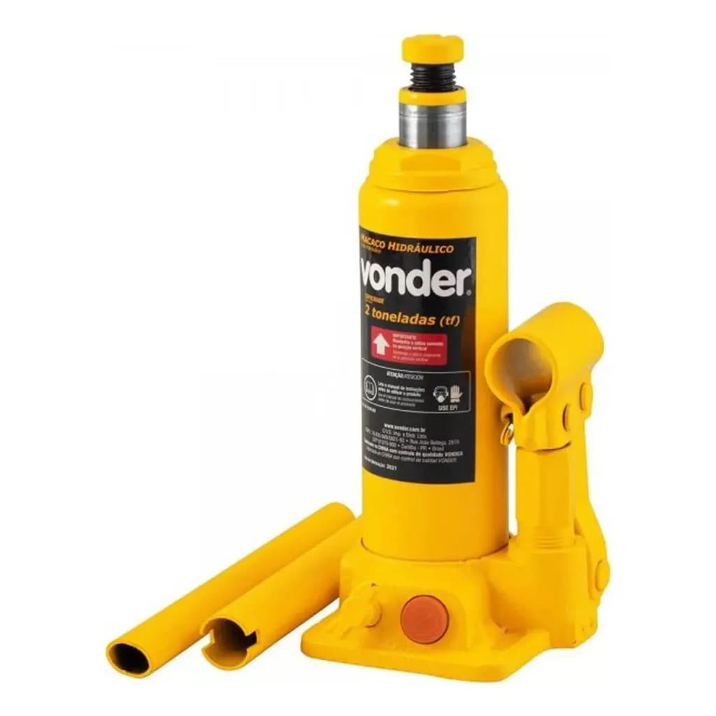 Macaco Hidraulico Garrafa 2 Toneladas Vonder Haste 181-345mm
