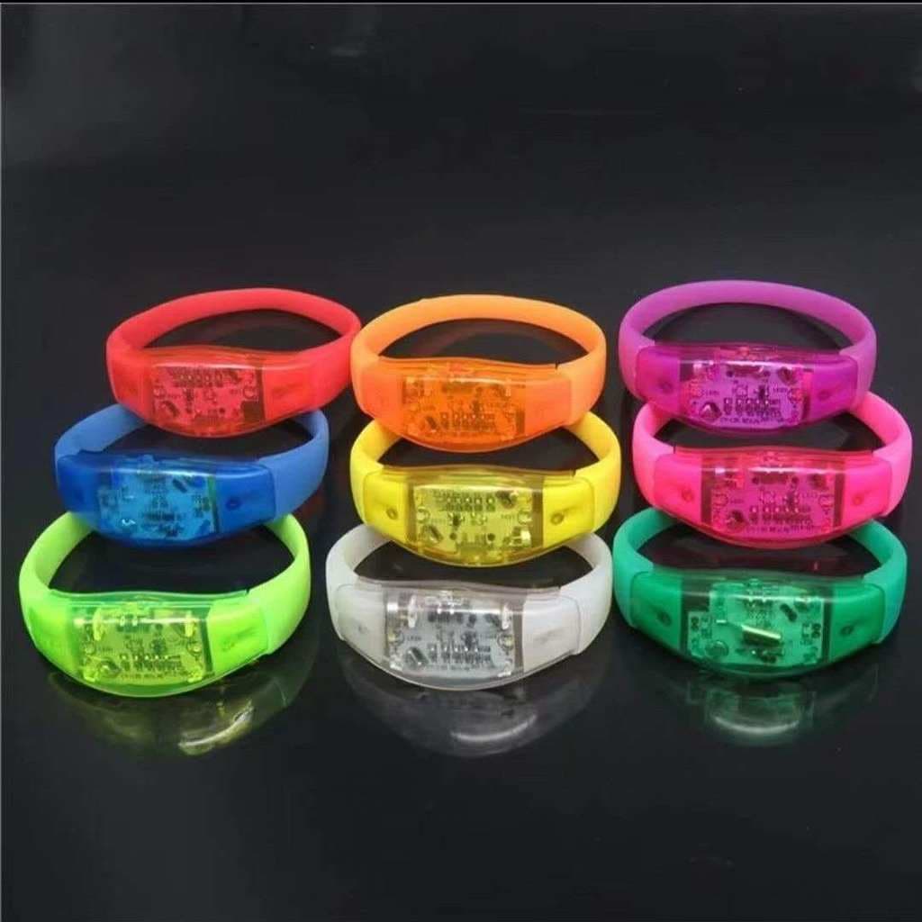 Kit10-50pcs Pulseiras Leds para Festa de Aniversário e Celebrações