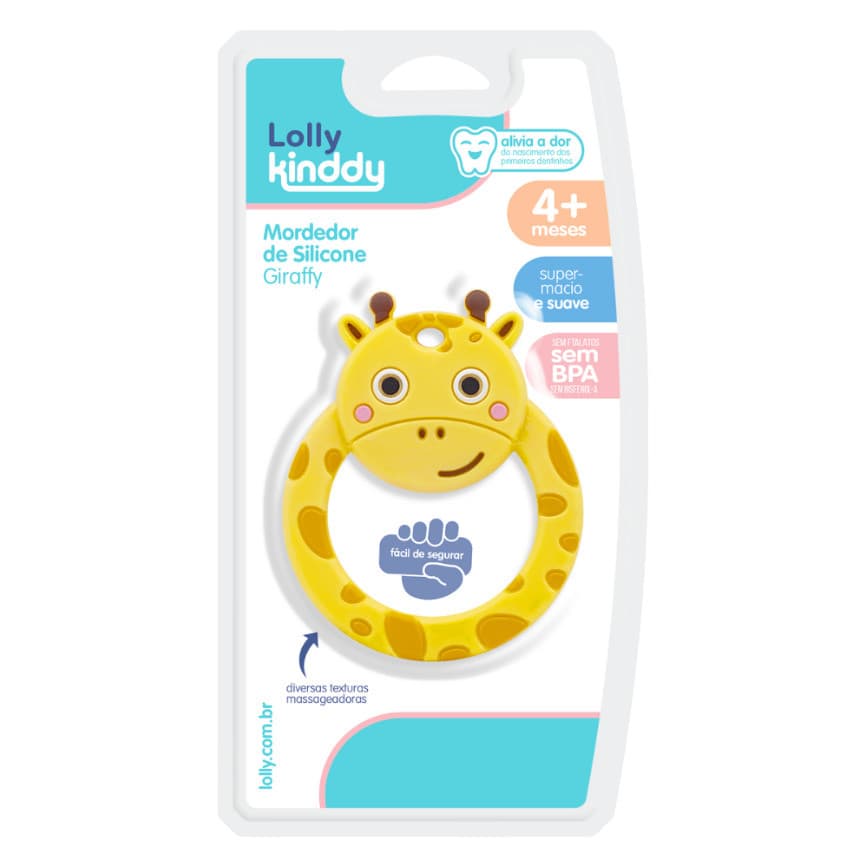 Mordedor Lolly Silicone Giraffy