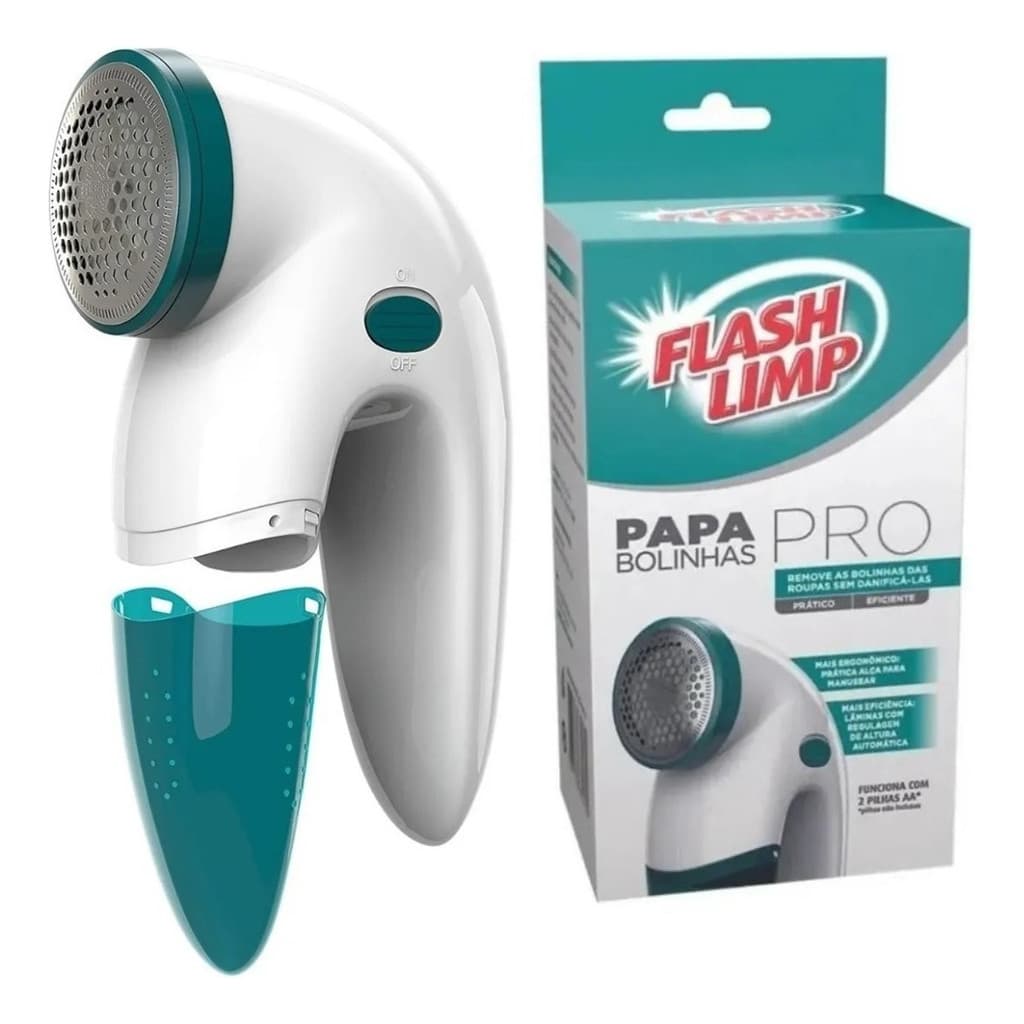 Papa Bolinhas Pro Tira Pelos Roupas Portatil Eletrico Pilha Cor Verde