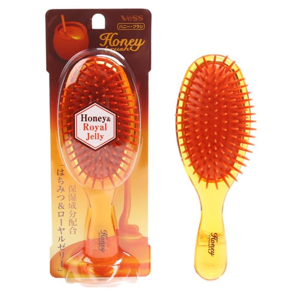 Japão importado ves Airbag massagem pente geléia real suavização Frizz estilo de cabelo portátil pente de mel